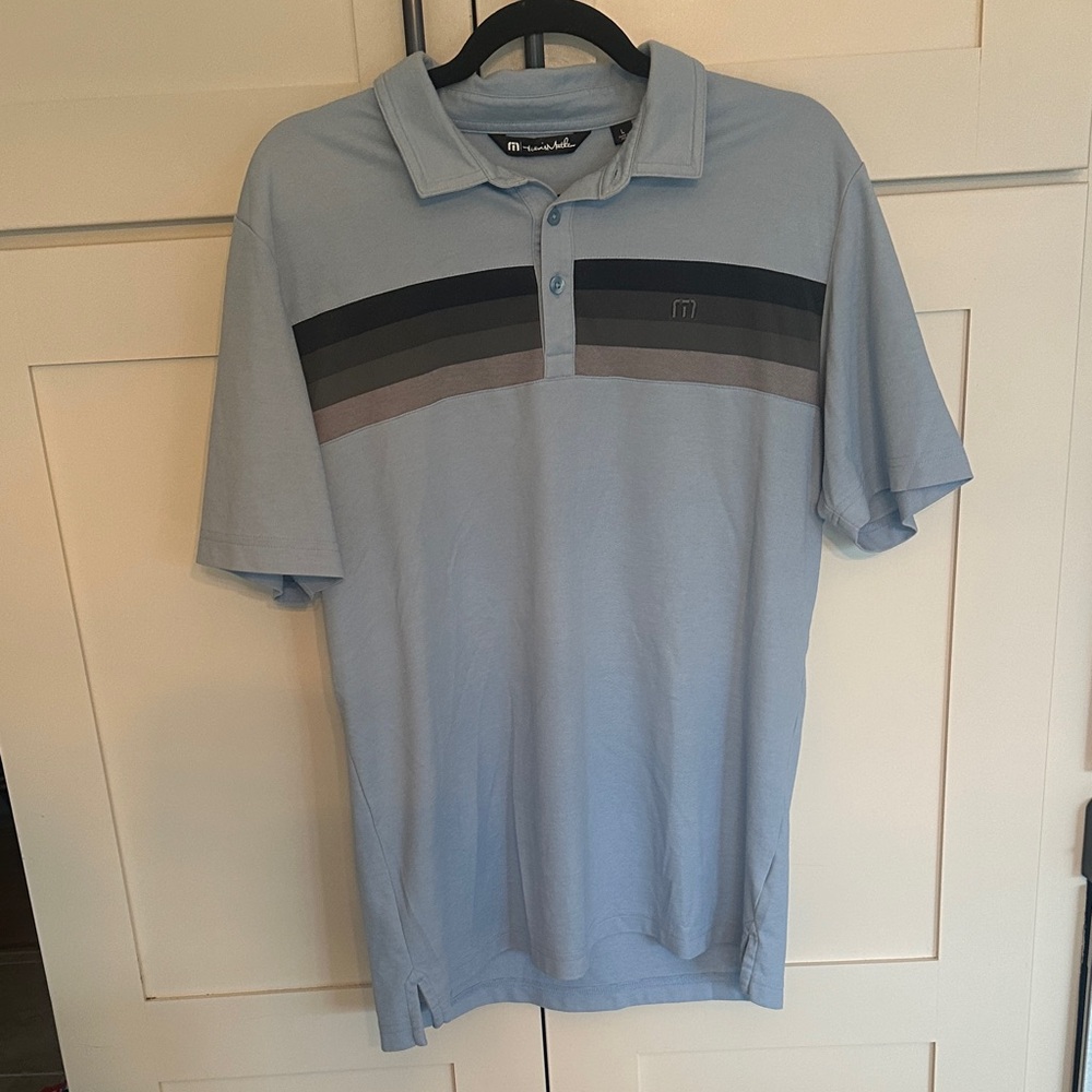 Travis Mathew Coastal Chest  Stripe Polo